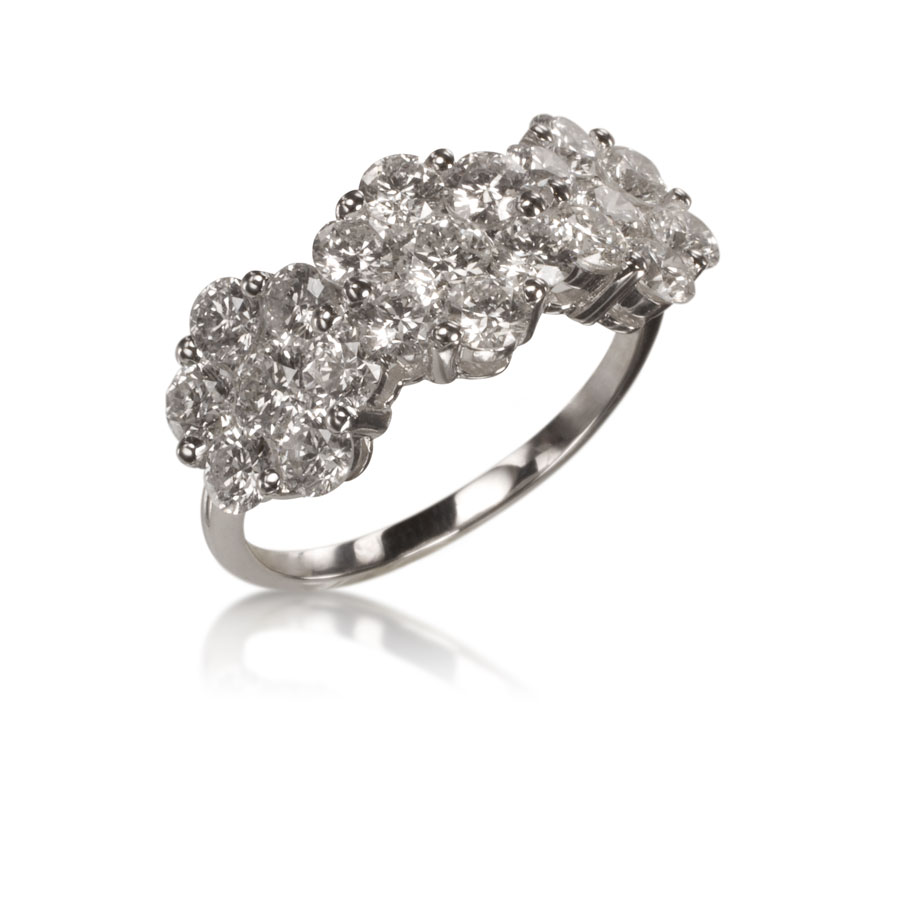 Anillo de oro con brillantes - imagen 1