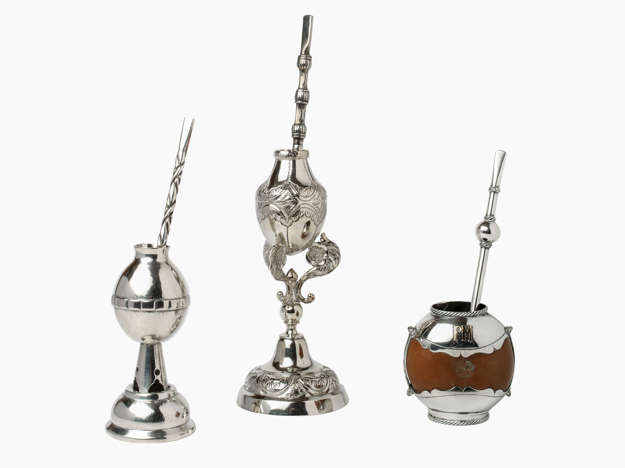 Mates de plata colonial