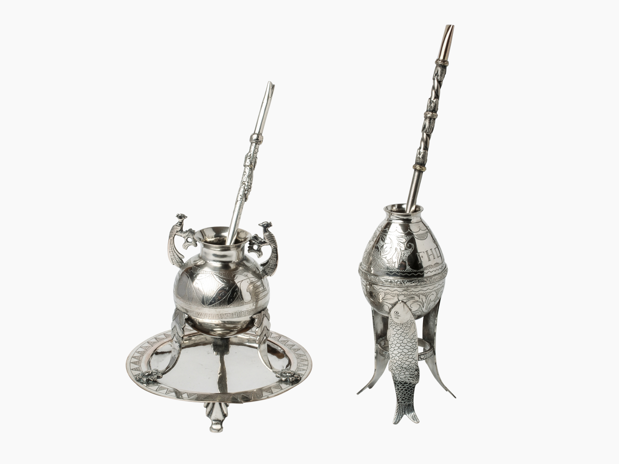 Mates de plata colonial