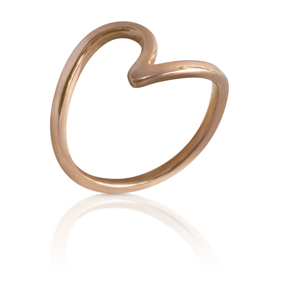 Anillo de oro rosado 18 k “Quore” - imagen 1