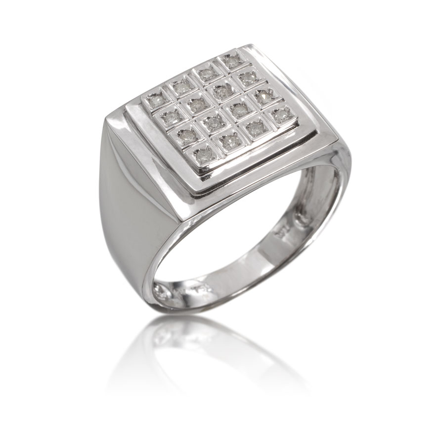 Anillo de oro con brillantes - imagen 1