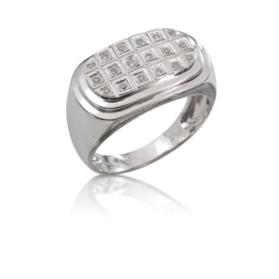 Anillo de oro con brillantes - imagen 1