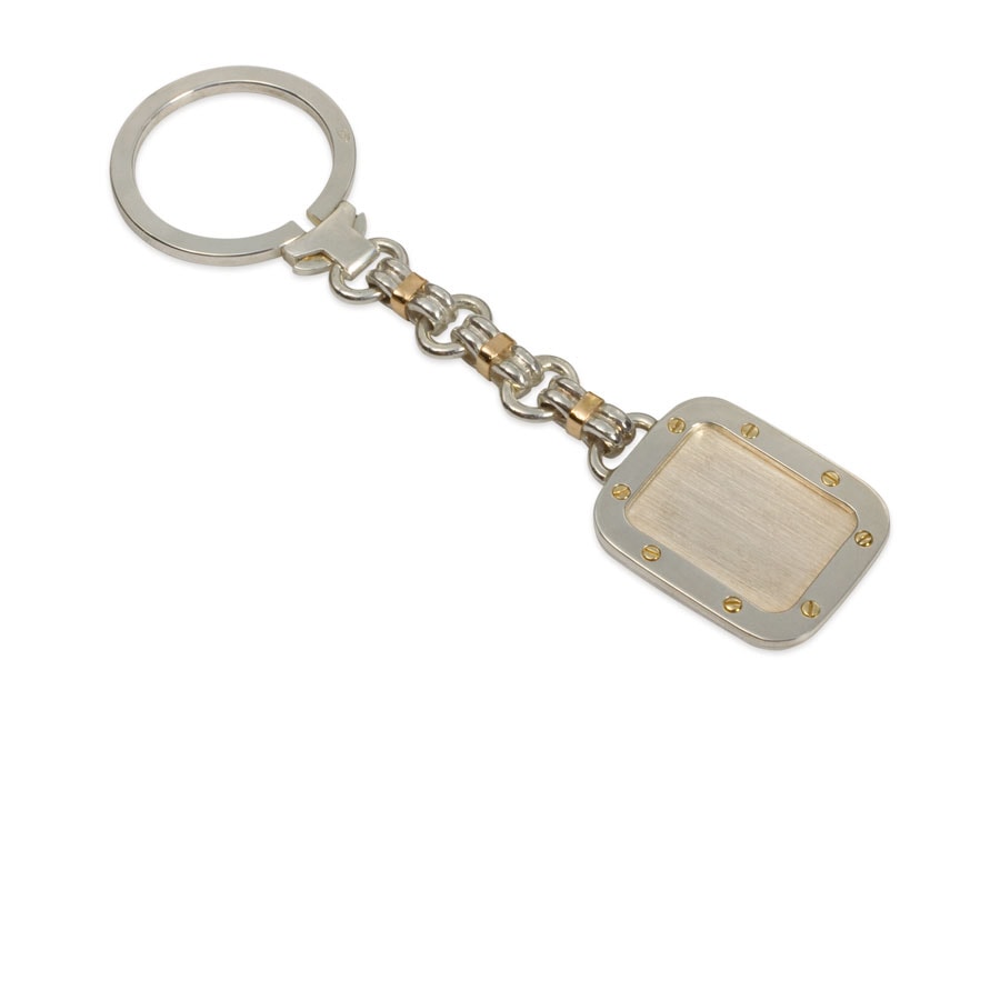 Llavero de plata y oro