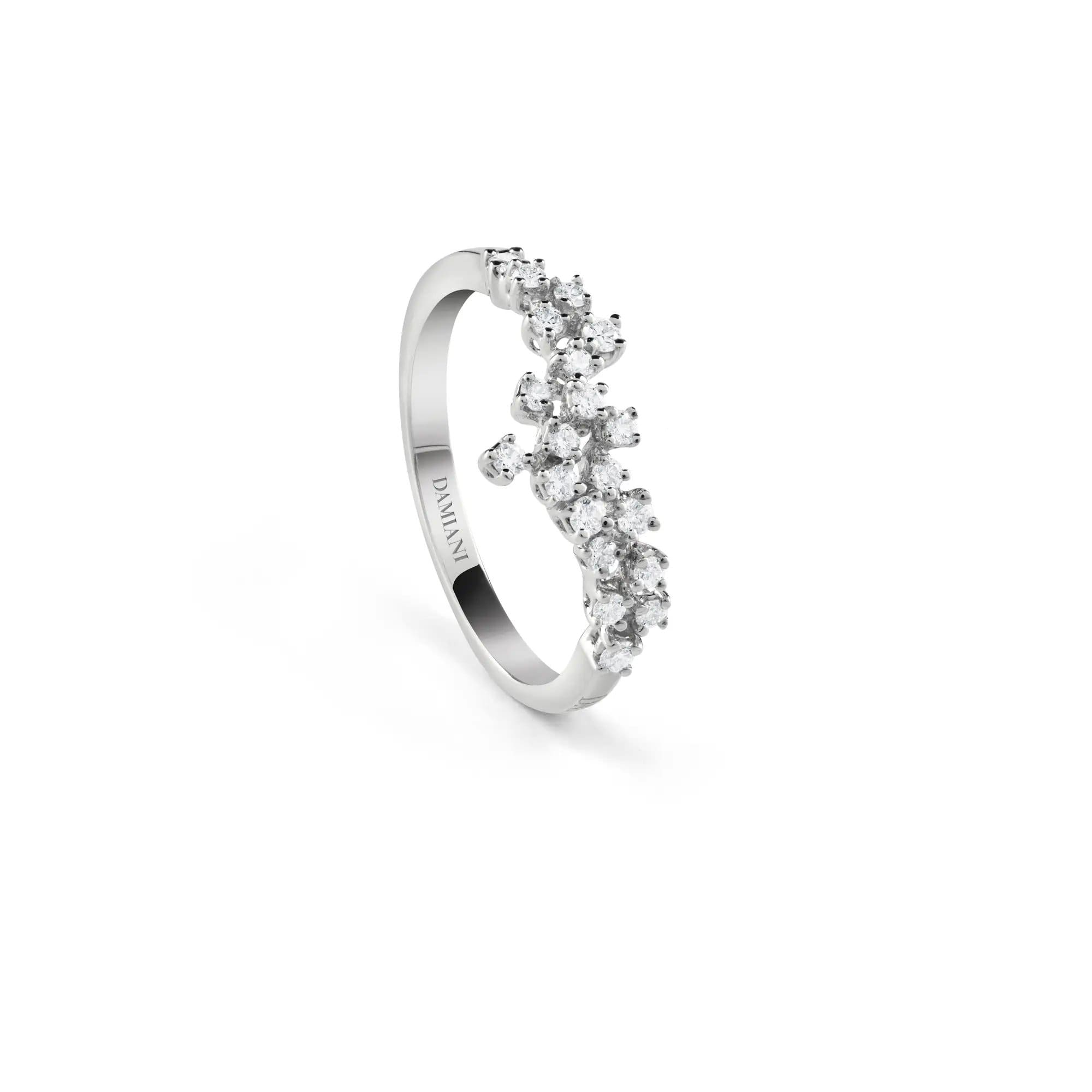 Anillo de oro blanco y diamantes - imagen 1